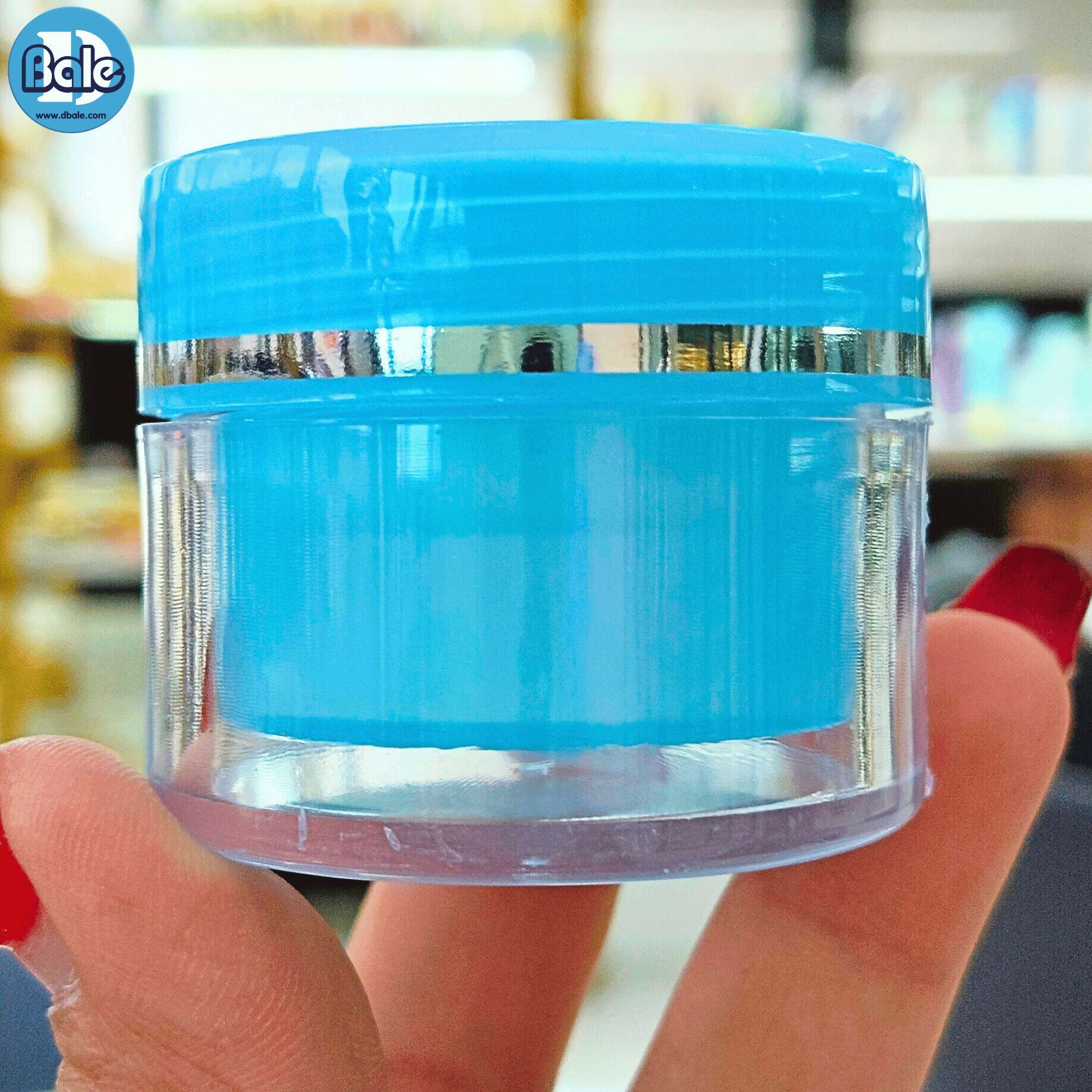 k0350 10g. กระปุกครีมพลาสติกโปร่ง 10g.
