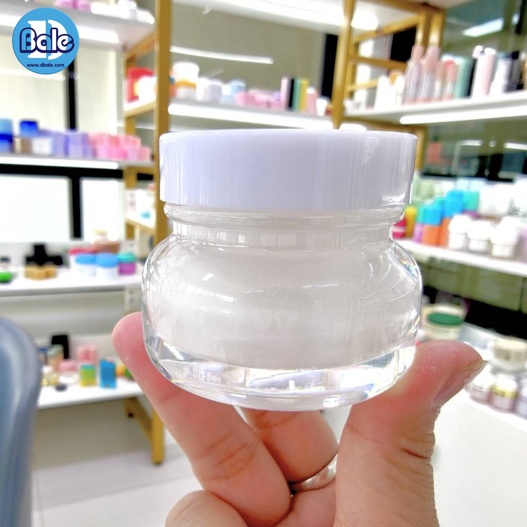 k0429 15g. กระปุกครีมไหล่มน สีแดงฝาแดงเงา สีแดงฝาแดง, ขาวฝาขาว, ชมพูฝาชมพู 15g.