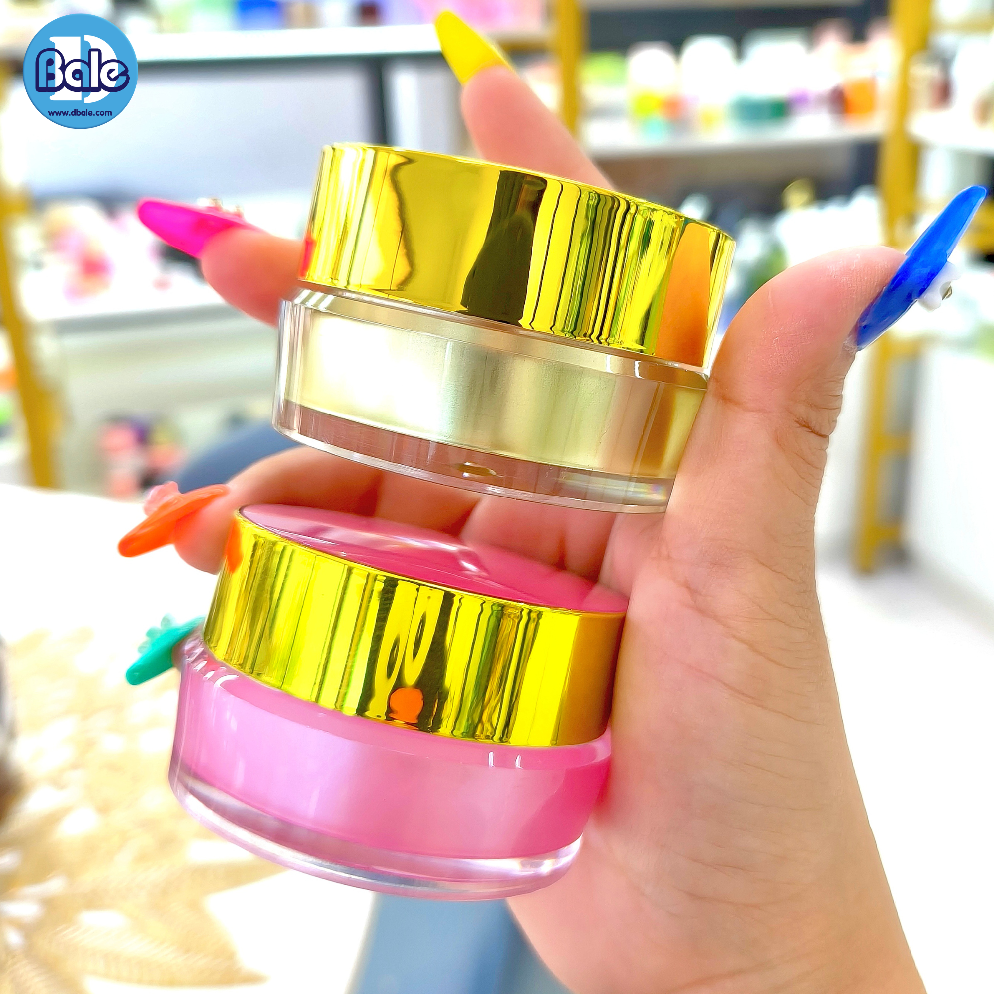 k0128 15g. กระปุกครีมอะคริลิกทรงกลม 15g.