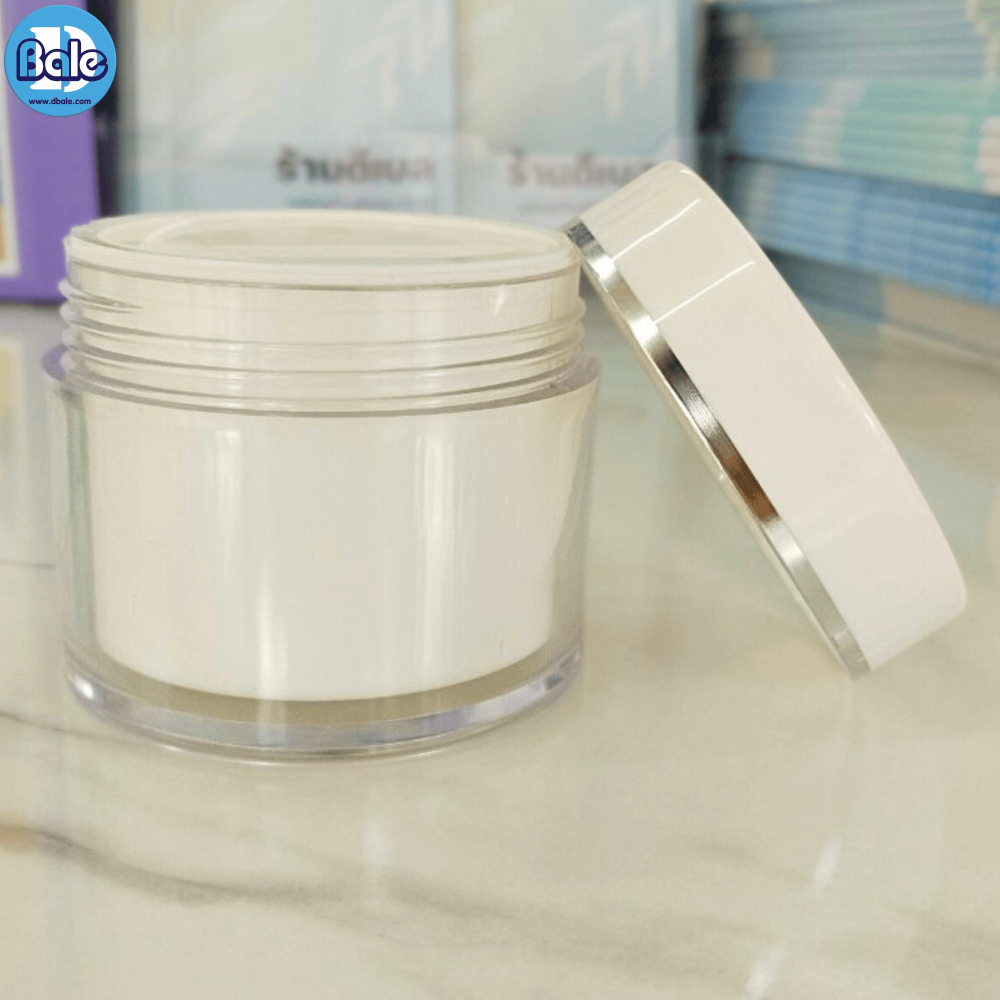 k0354 50g. กระปุกครีมพลาสติกโปร่ง 50g