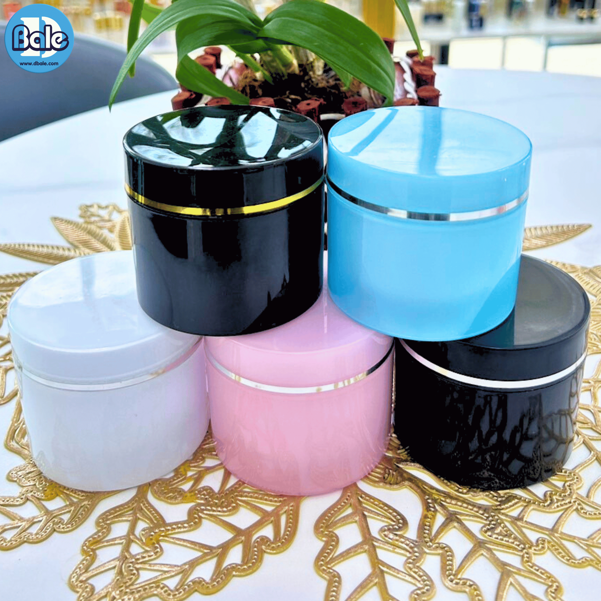 k0349 100g. กระปุกครีมพลาสติกทรงขนมชั้น 100g