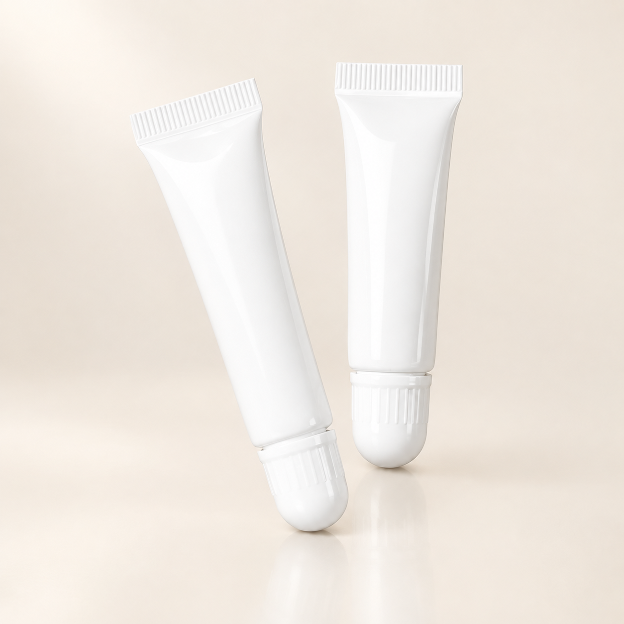 tube-Lip02 หลอดลิปกลอส – ขาว 5-10ml