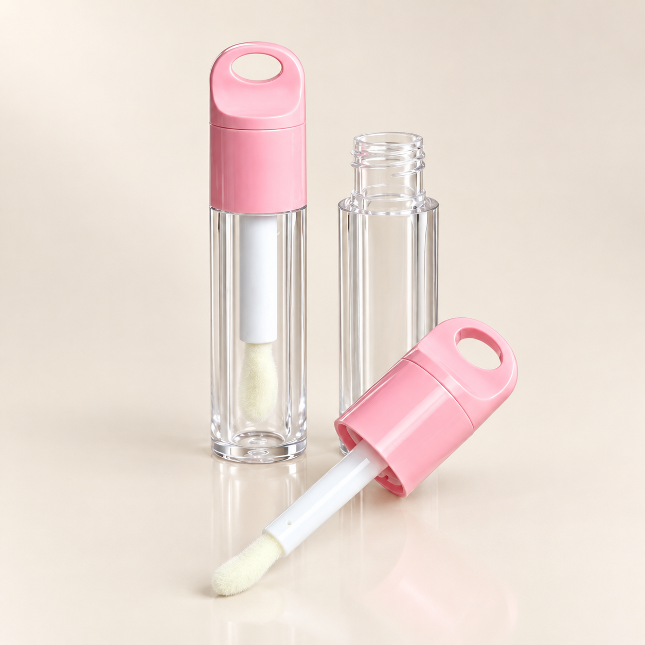 L32 6ml. ขวดเซรั่มลิปจุ่มพวงกุญแจเก๋ๆ โทนสีพาสเทล 6ml.