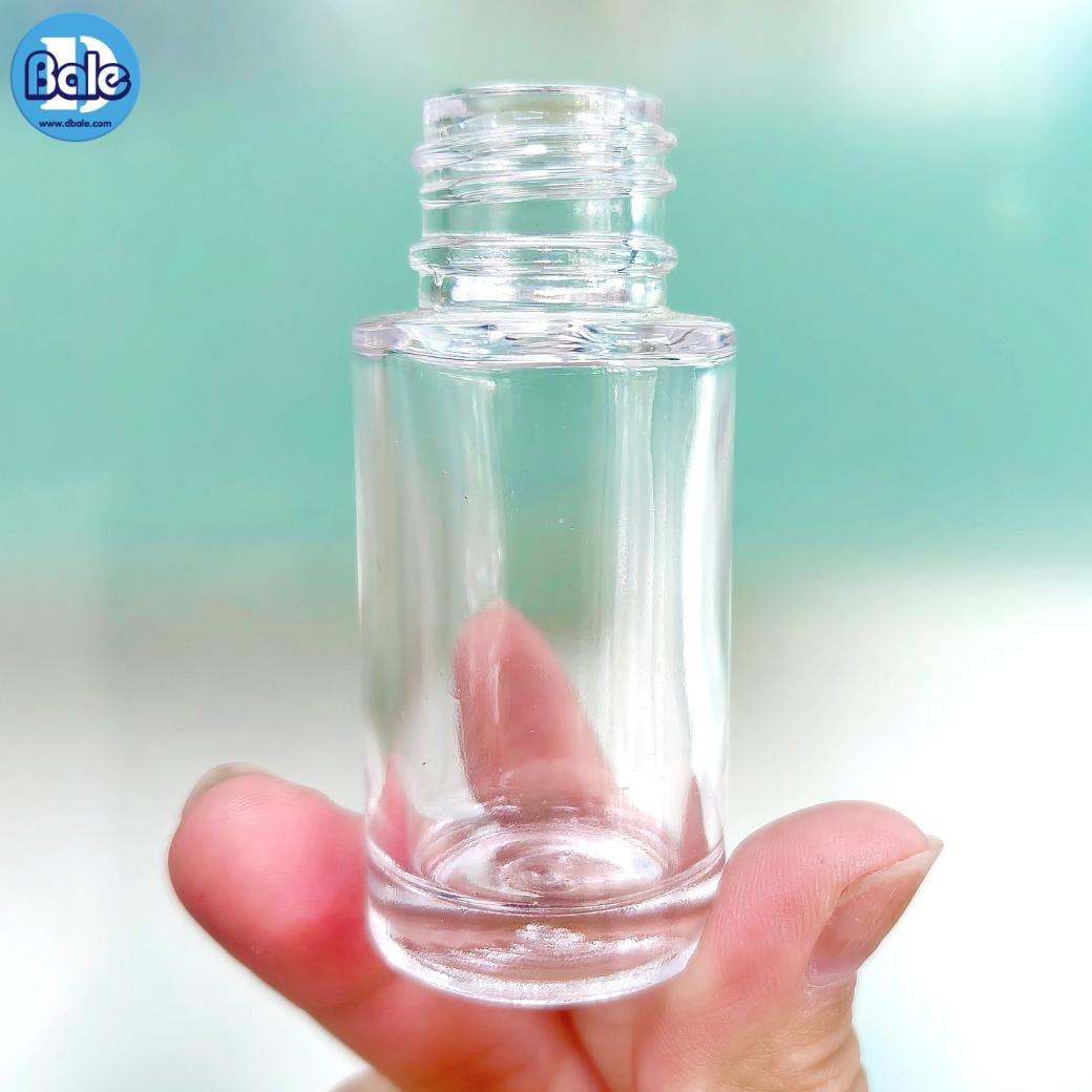 c005 15ml. ขวดเซรั่มแก้ว สีใส 15ml.