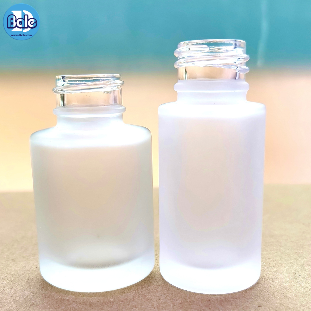 c005 15ml. ขวดเซรั่มแก้ว สีขุ่นใส 15ml.