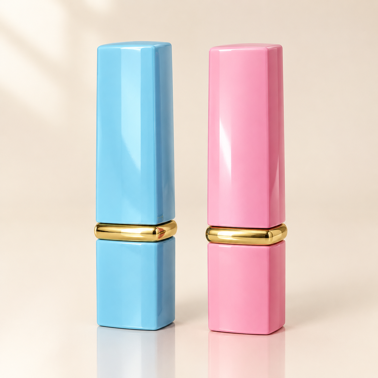 จำหน่ายบรรจุภัณฑ์ LIPSTICK ลิปสติกสวยๆ ทรงเหลี่ยม  NO.1228-8
