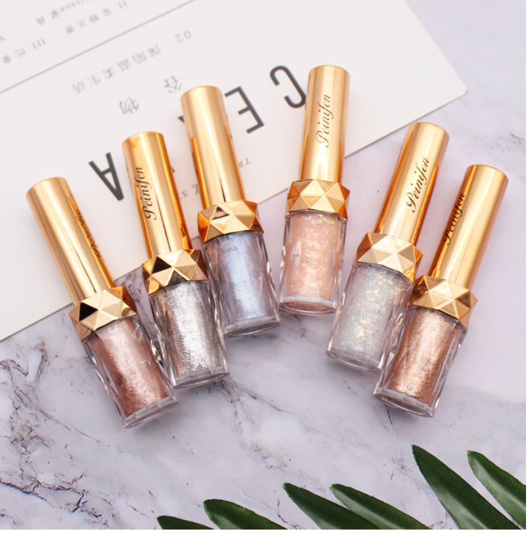 +ต้องลอง+อายกริตเตอร์ สวยๆ แบบจิ่มจุ๋ม สีสวย มีให้เลือกทั้งหมด 6 เฉดสี PEIYEN ติดทน กันน้ำ ล้างออกง่าย ขายปลีกส่งเครื่องสำอาง