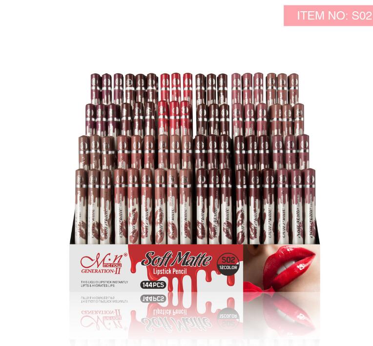 ดินสอเขียนขอบปากแท่งใหญ่ จุใจ เพียงแท่งล่ะ 19 บาท เม็ดสีชัดเจน กันน้ำ
