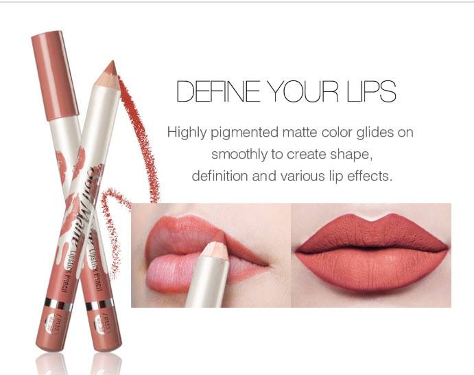ดินสอเขียนขอบปากแท่งใหญ่ จุใจ เพียงแท่งล่ะ 19 บาท เม็ดสีชัดเจน กันน้ำ