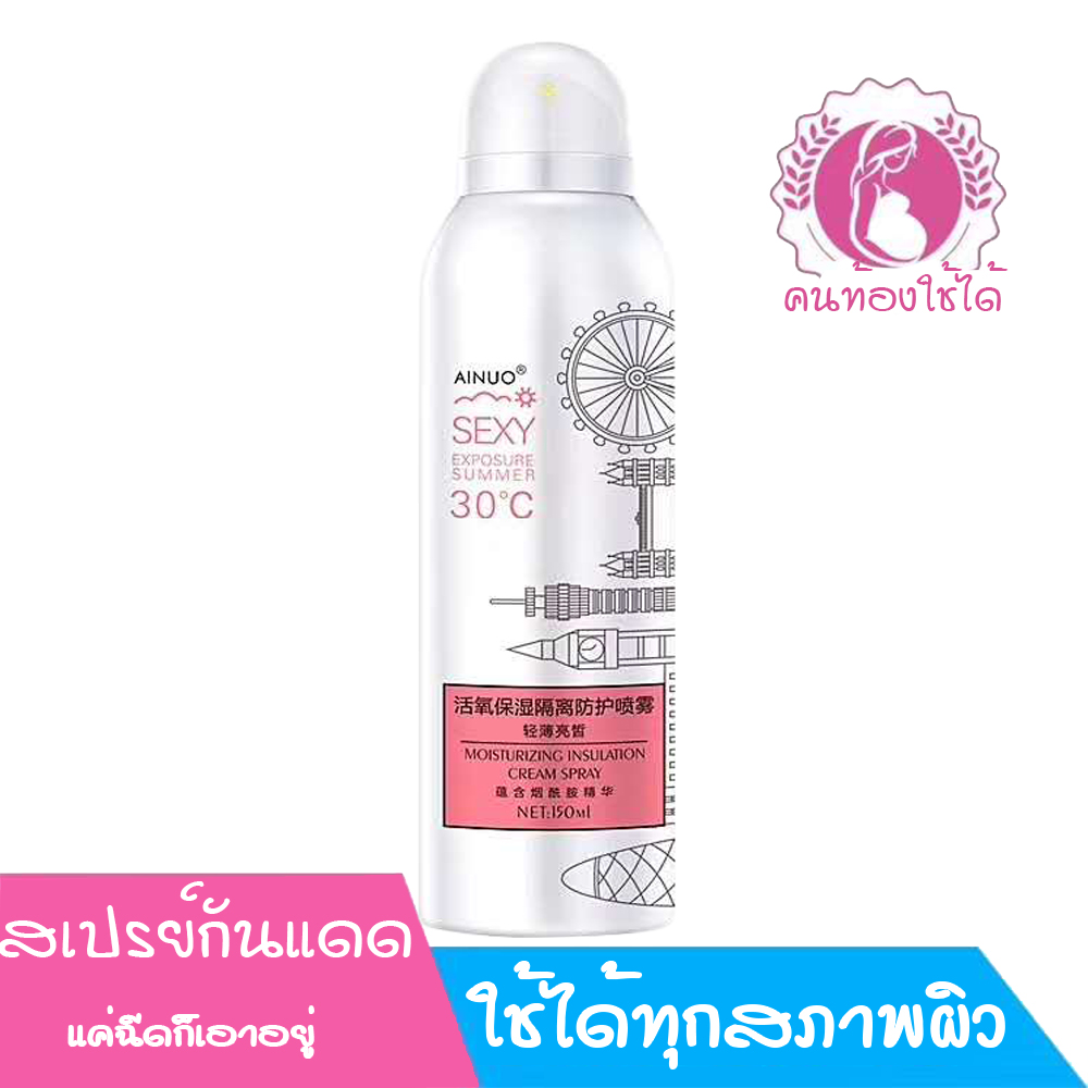 ขายปลีกส่ง สเปรย์กันแดด ใช้ดี Ainuo J6071 AB